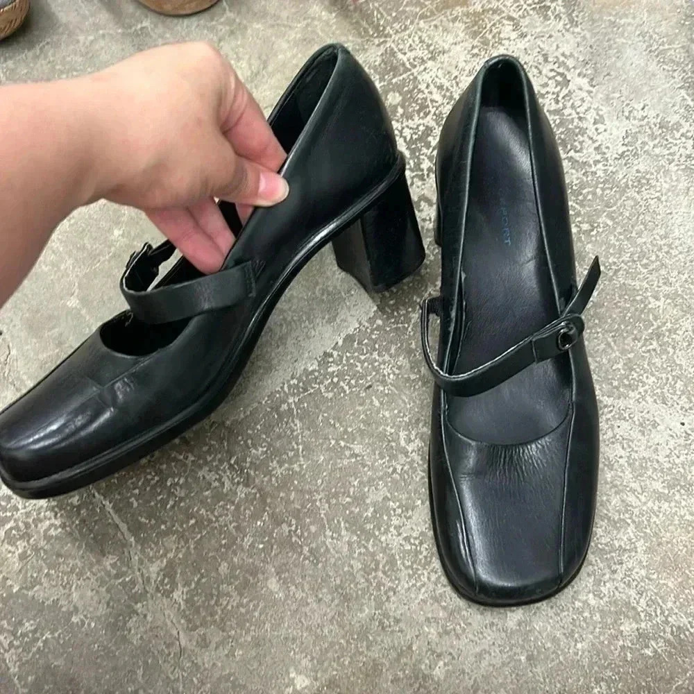 Rockport leather heeled ‎ mary jane